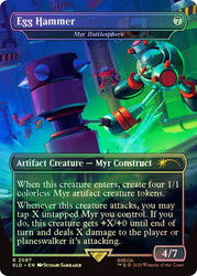 Myr Battlesphere (Egg Hammer) (Sonic the Hedgehog) (Secret Lair) (Borderless)\nPromo: General\nSingle\nMagic The Gathering
