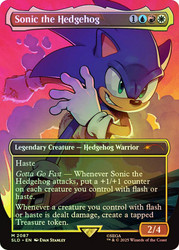 Sonic the Hedgehog (Sonic the Hedgehog) (Secret Lair) (Borderless)\nPromo: General\nSingle\nMagic The Gathering