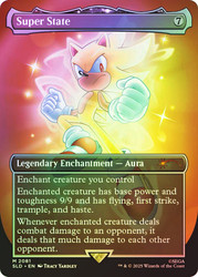 Super State (Sonic the Hedgehog) (Secret Lair) (Borderless)\nPromo: General\nSingle\nMagic The Gathering