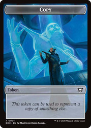 {Copy Token} // {Pest Token}\nEdge of Eternities Commander\nSingle\nMagic The Gathering