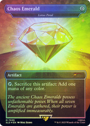Lotus Petal (Chaos Emerald) (Sonic the Hedgehog) (#7035) (Secret Lair)\nPromo: General\nSingle\nMagic The Gathering