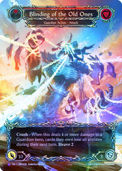 Blinding of the Old Ones (Marvel)
Mastery Pack Guardian
Single
Flesh and Blood