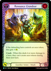 Renounce Grandeur
Mastery Pack Guardian
Single
Flesh and Blood