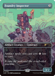 Foundry Inspector (Secret Lair) (Borderless)\nPromo: General\nSingle\nMagic The Gathering