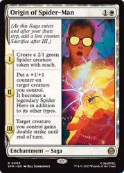 Origin of Spider-Man\nMarvel's Spider-Man\nSingle\nMagic The Gathering