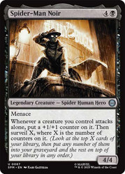 Spider-Man Noir\nMarvel's Spider-Man\nSingle\nMagic The Gathering