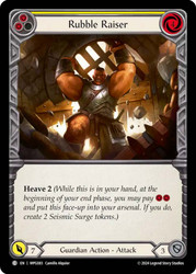 Rubble Raiser (Yellow)
Mastery Pack Guardian
Single
Flesh and Blood