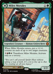 Miles Morales // Ultimate Spider-Man\nMarvel's Spider-Man\nSingle\nMagic The Gathering