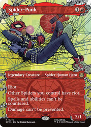 Spider-Punk (#210) (Borderless)\nMarvel's Spider-Man - Variants\nSingle\nMagic The Gathering