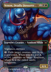 Venom, Deadly Devourer (Borderless)\nMarvel's Spider-Man Eternal - Variants\nSingle\nMagic The Gathering