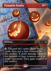 Pumpkin Bombs (Borderless)\nMarvel's Spider-Man Eternal - Variants\nSingle\nMagic The Gathering