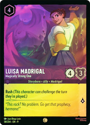 Luisa Madrigal - Magically Strong One
Fabled
Single
Lorcana