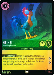Heihei - Bumbling Rooster
Fabled
Single
Lorcana