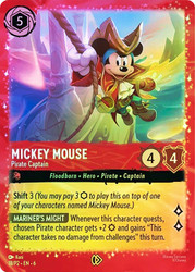 Mickey Mouse - Pirate Captain (Bundle)
Promotional Cards
Single
Lorcana