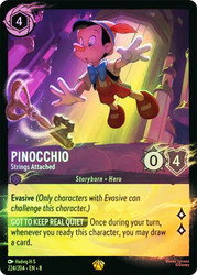 Pinocchio - Strings Attached (#224)
Reign of Jafar
Single
Lorcana
