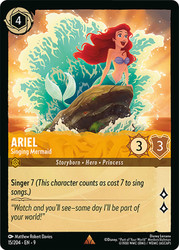 Ariel - Singing Mermaid
Fabled
Single
Lorcana