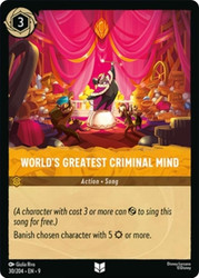 World's Greatest Criminal Mind
Fabled
Single
Lorcana