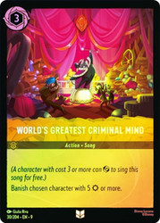 World's Greatest Criminal Mind
Fabled
Single
Lorcana