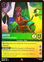 Kuzco - Temperamental Emperor
Fabled
Single
Lorcana