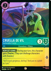 Cruella De Vil - Fashionable Cruiser
Fabled
Single
Lorcana