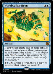 Worldwalker Helm (Promo Pack) (The Big Score)\nPromo: Planeswalker Stamped\nSingle\nMagic The Gathering