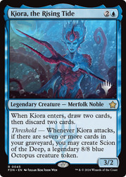 Kiora, the Rising Tide (Promo Pack) (Foundations)\nPromo: Planeswalker Stamped\nSingle\nMagic The Gathering