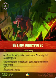 Be King Undisputed (Epic)
Fabled
Single
Lorcana
