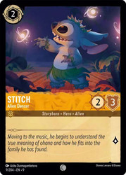 Stitch - Alien Dancer
Fabled
Single
Lorcana