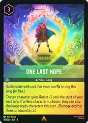 One Last Hope
Fabled
Single
Lorcana
