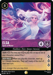 Elsa - Spirit of Winter
Fabled
Single
Lorcana
