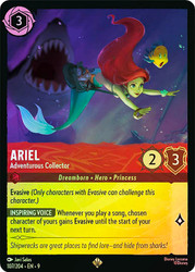 Ariel - Adventurous Collector
Fabled
Single
Lorcana