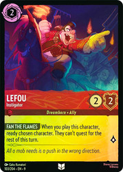 LeFou - Instigator
Fabled
Single
Lorcana