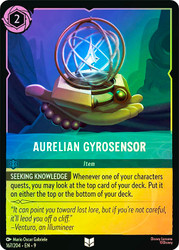 Aurelian Gyrosensor
Fabled
Single
Lorcana