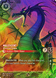 Maleficent - Monstrous Dragon (Enchanted) (Set Championship)
Promotional Cards
Single
Lorcana