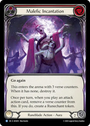 Malefic Incantation (Red)
Armory Deck: Viserai
Single
Flesh and Blood