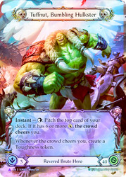 Tuffnut, Bumbling Hulkster (Marvel)
Super Slam
Single
Flesh and Blood