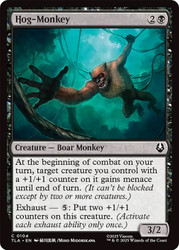 Hog-Monkey\nAvatar: The Last Airbender\nSingle\nMagic The Gathering