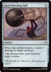 Steel Wrecking Ball\nMarvel's Spider-Man\nSingle\nMagic The Gathering