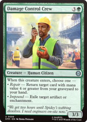 Damage Control Crew\nMarvel's Spider-Man\nSingle\nMagic The Gathering