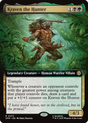 Kraven the Hunter (Extended Art)\nMarvel's Spider-Man - Variants\nSingle\nMagic The Gathering