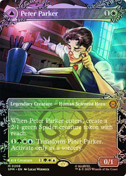 Peter Parker // Amazing Spider-Man (#208) (Borderless)\nMarvel's Spider-Man - Variants\nSingle\nMagic The Gathering