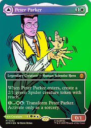 Peter Parker // Amazing Spider-Man (#232) (Borderless)\nMarvel's Spider-Man - Variants\nSingle\nMagic The Gathering