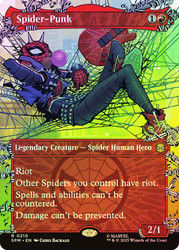 Spider-Punk (#210) (Borderless)\nMarvel's Spider-Man - Variants\nSingle\nMagic The Gathering