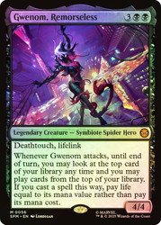 Gwenom, Remorseless\nMarvel's Spider-Man\nSingle\nMagic The Gathering