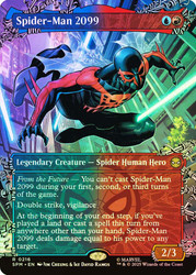 Spider-Man 2099 (#216) (Borderless)\nMarvel's Spider-Man - Variants\nSingle\nMagic The Gathering