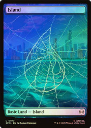Island (#190) (Full Art)\nMarvel's Spider-Man\nSingle\nMagic The Gathering