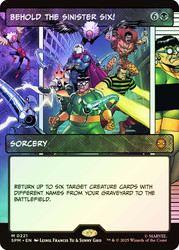 Behold the Sinister Six! (Showcase)\nMarvel's Spider-Man - Variants\nSingle\nMagic The Gathering