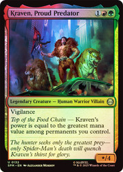 Kraven, Proud Predator\nMarvel's Spider-Man\nSingle\nMagic The Gathering