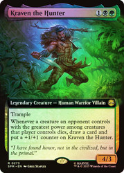 Kraven the Hunter (Extended Art)\nMarvel's Spider-Man - Variants\nSingle\nMagic The Gathering