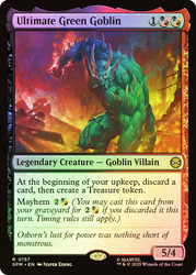 Ultimate Green Goblin\nMarvel's Spider-Man\nSingle\nMagic The Gathering